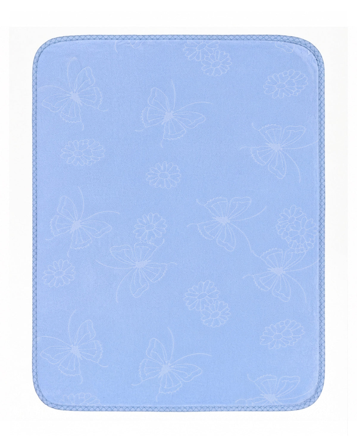 Tiny Tots Kids Blanket - Solid Blue