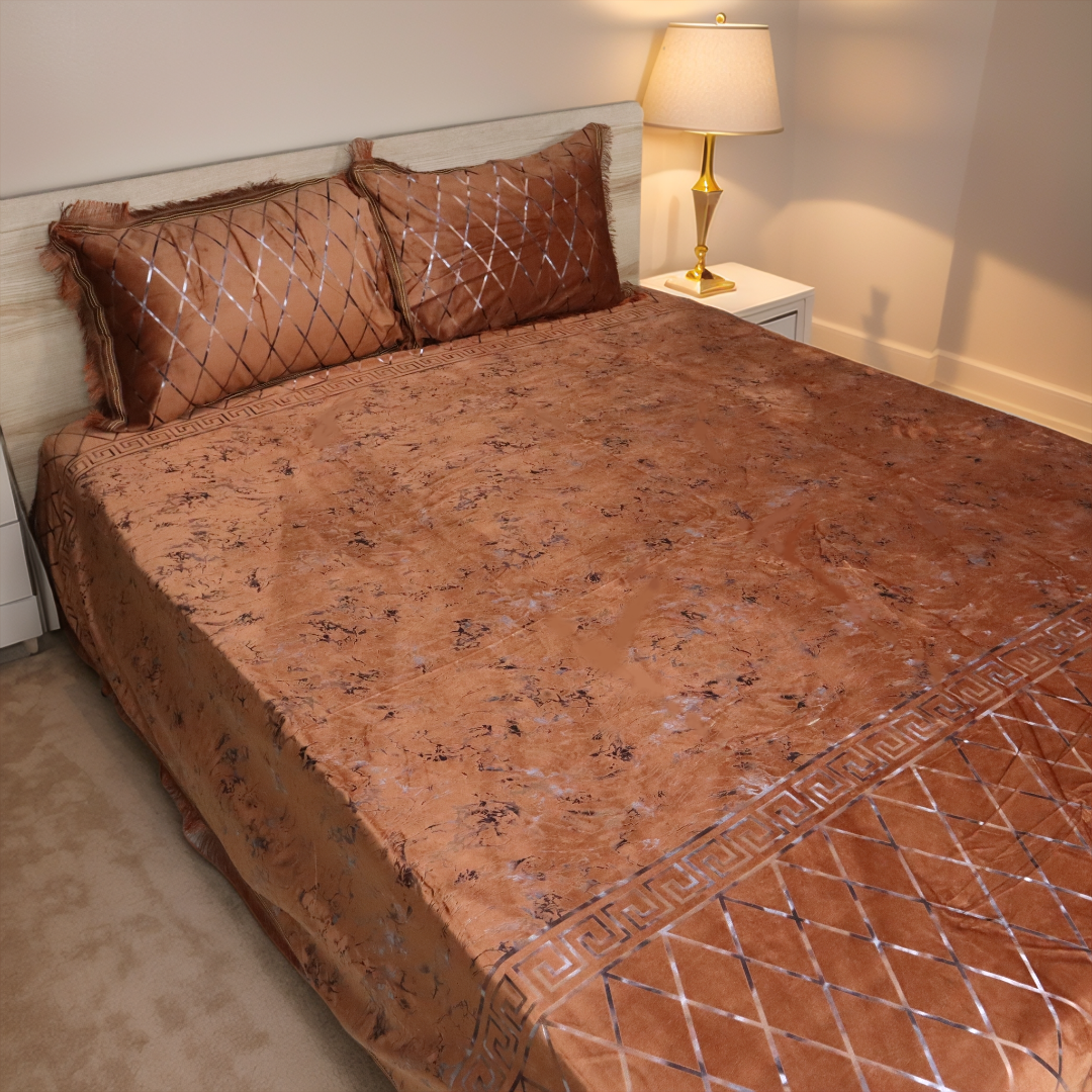 Regal Decor 3-Piece Bed Set-Ember