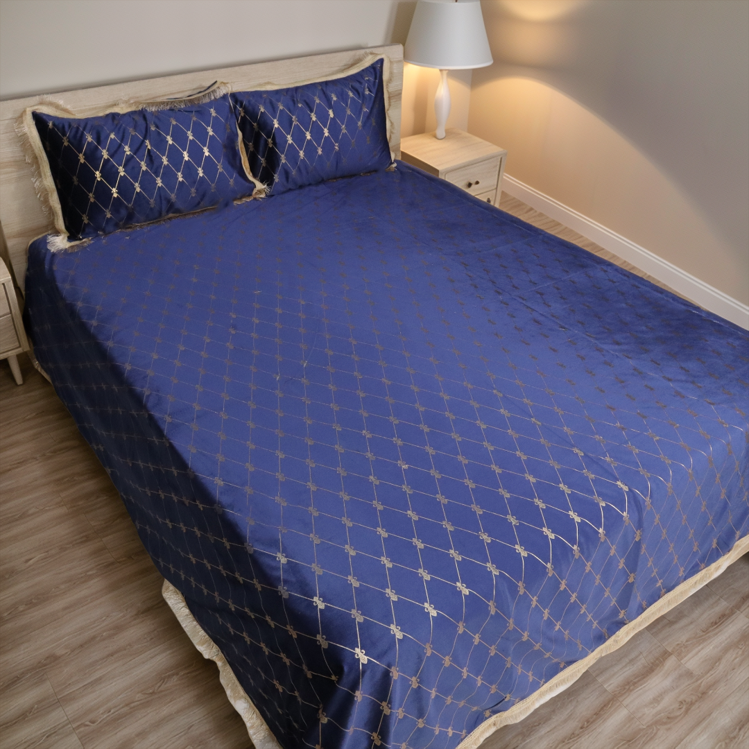 Regal Decor 3-Piece Bed Set-Indico