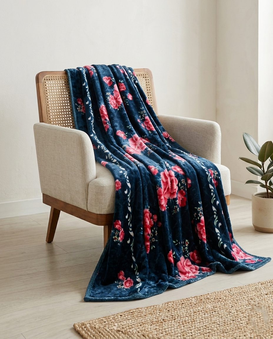 Wonder Flannel AC Blanket - Dark Cyan