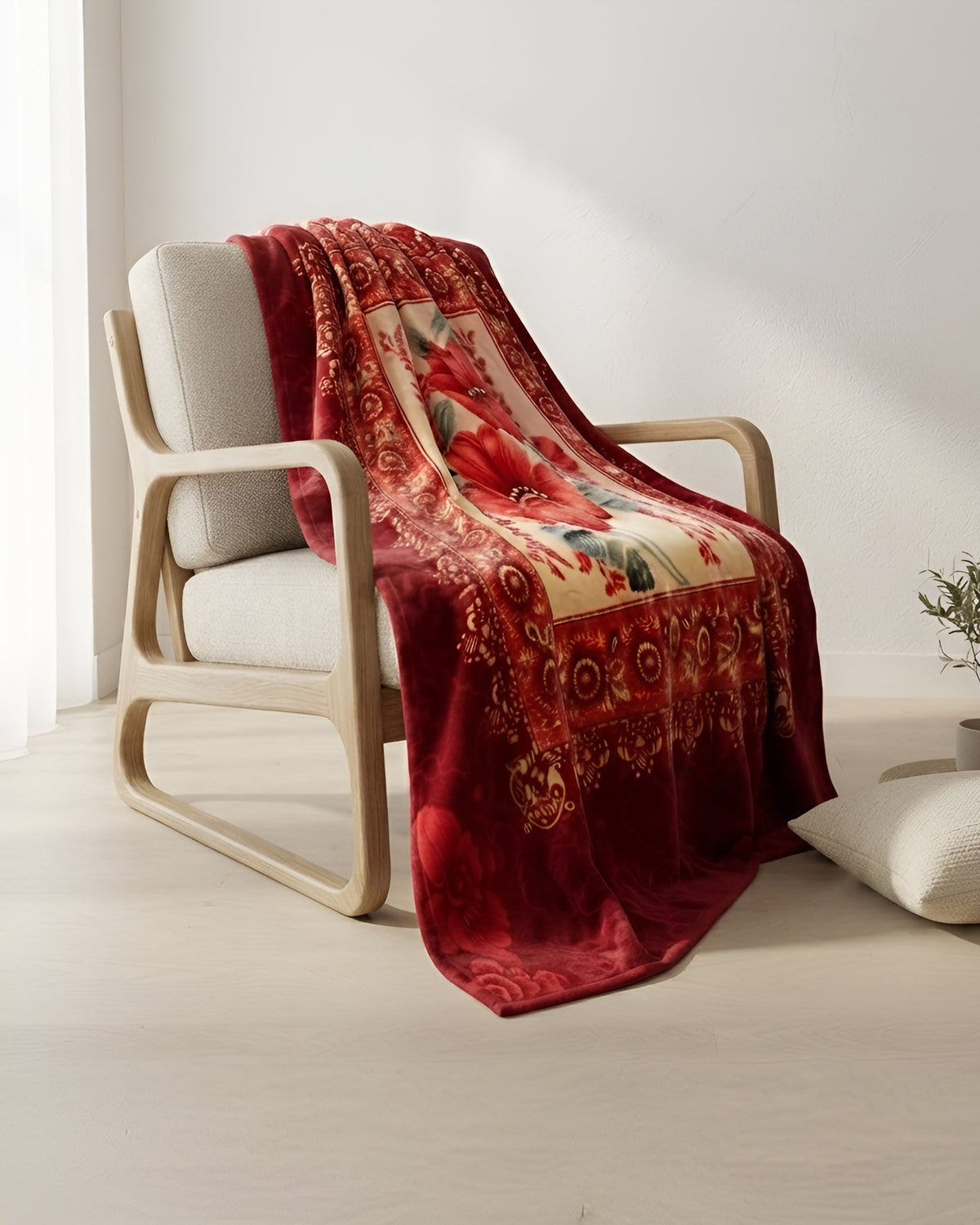 Wonder Flannel AC Blanket - Carnation