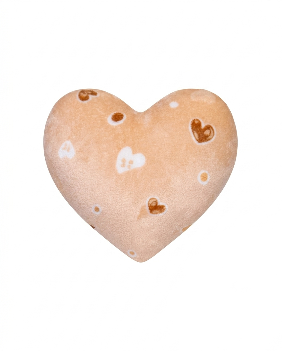 Printed Mink Cushion-Praline