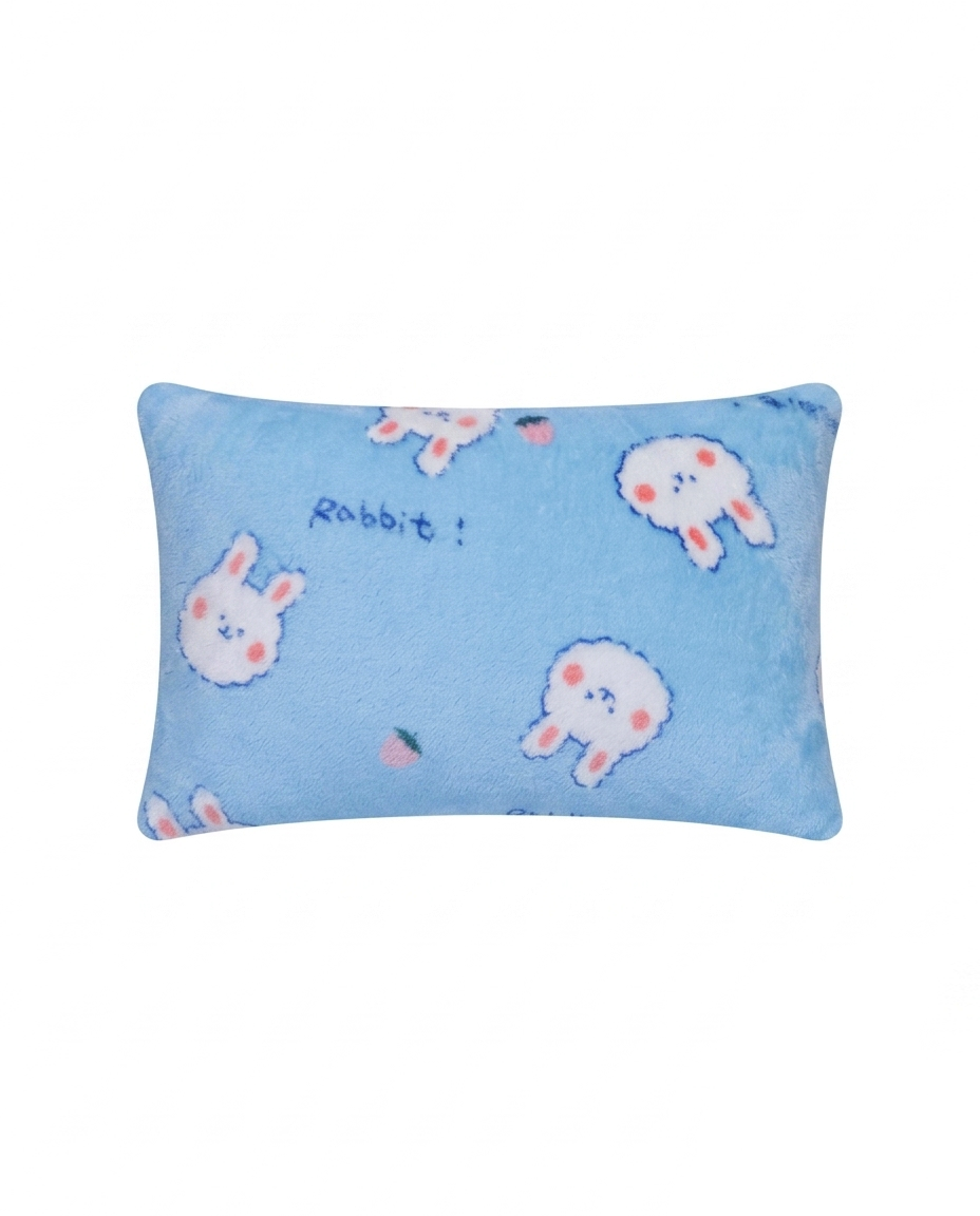 Printed Mink Cushion-Pebble