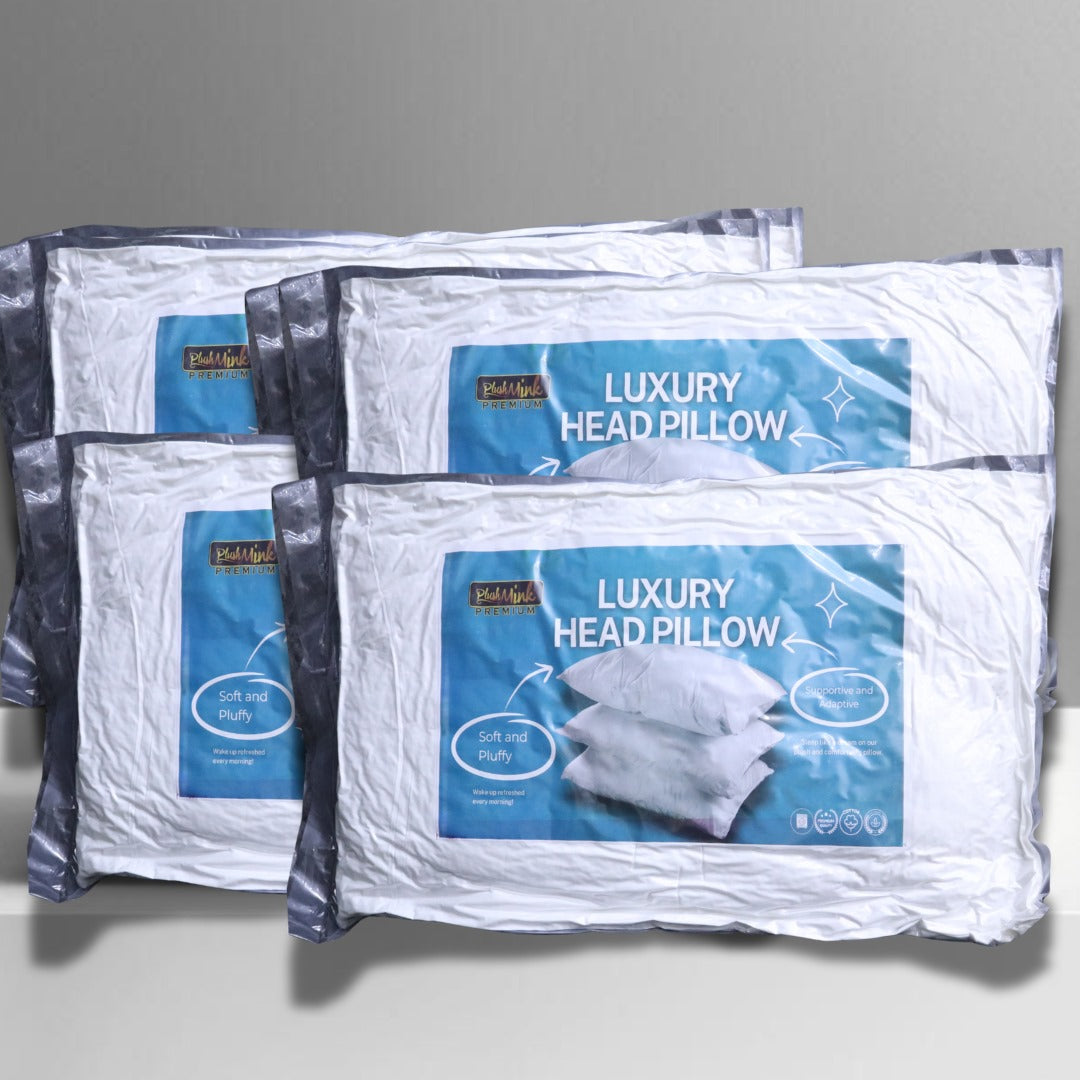 White Cotton Pillow-Quad
