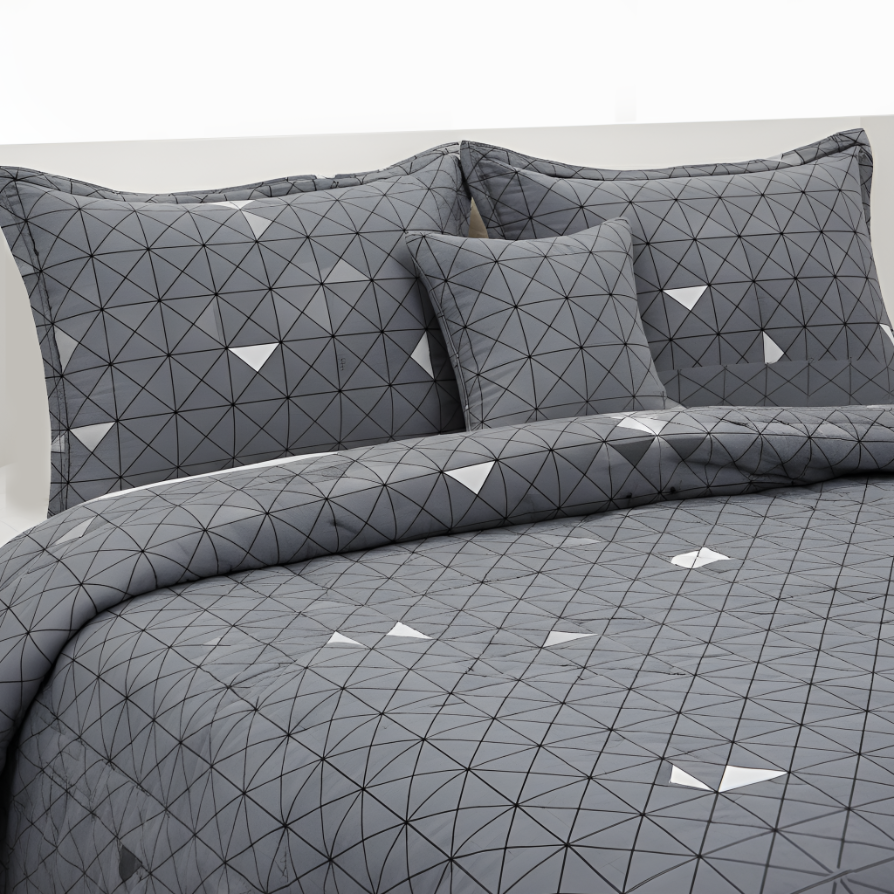 Comfora 5 Pcs Bed in a Bag - Linear Luxe