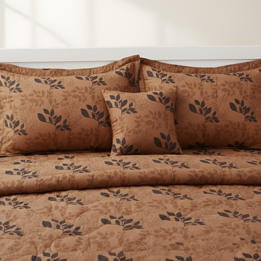 Comfora 5 Pcs Bed in a Bag - Ochre