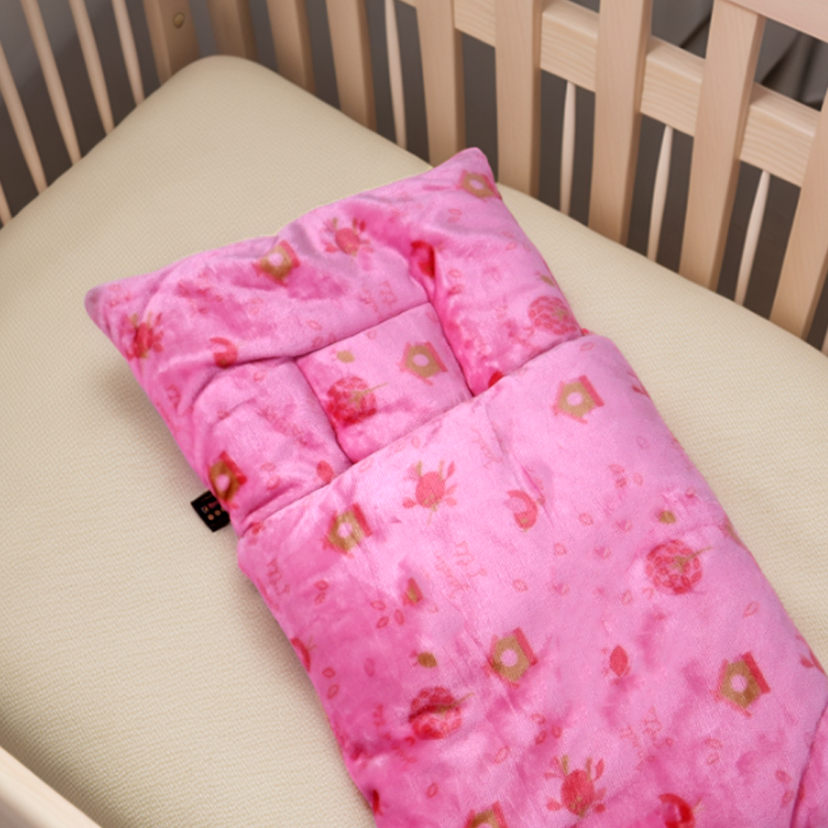 Cuddle Me Mink Baby Carrier Nest-Blossom Pink