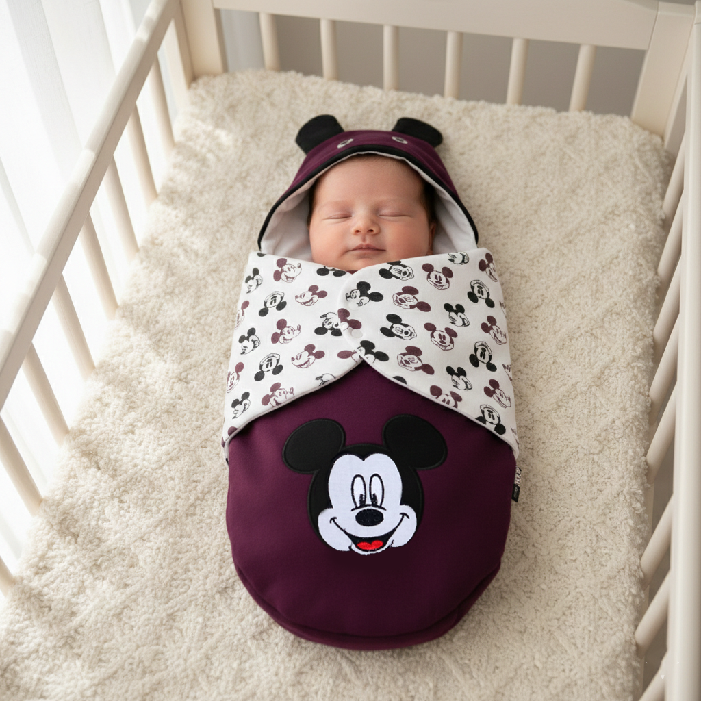 Baby Swaddle Sheet-Purple