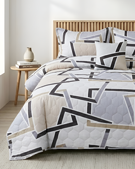 Fantasy 4 Pieces Bed Spread - Neutra