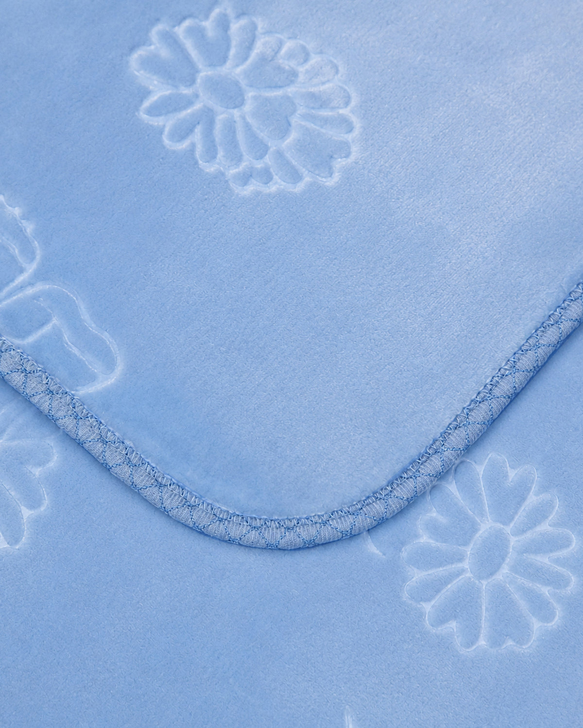 Tiny Tots Kids Blanket - Solid Blue