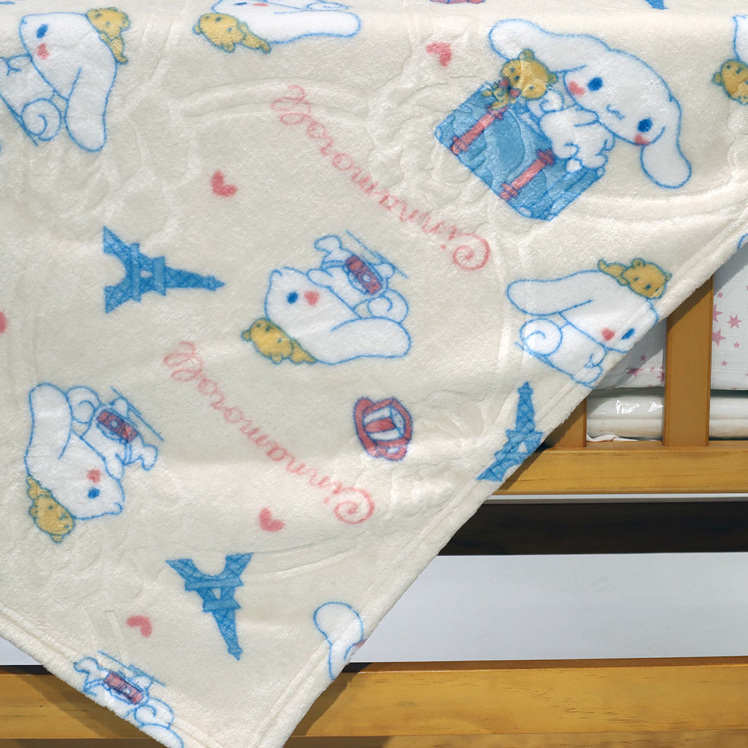 Mini Me Baby AC Flannel Blankets Buttercream