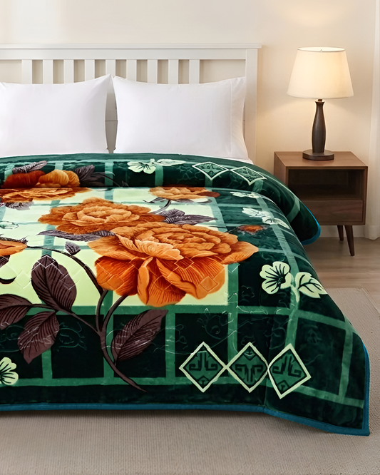 Heaven 4KG 2-Ply Double Bed Blanket-Botanica