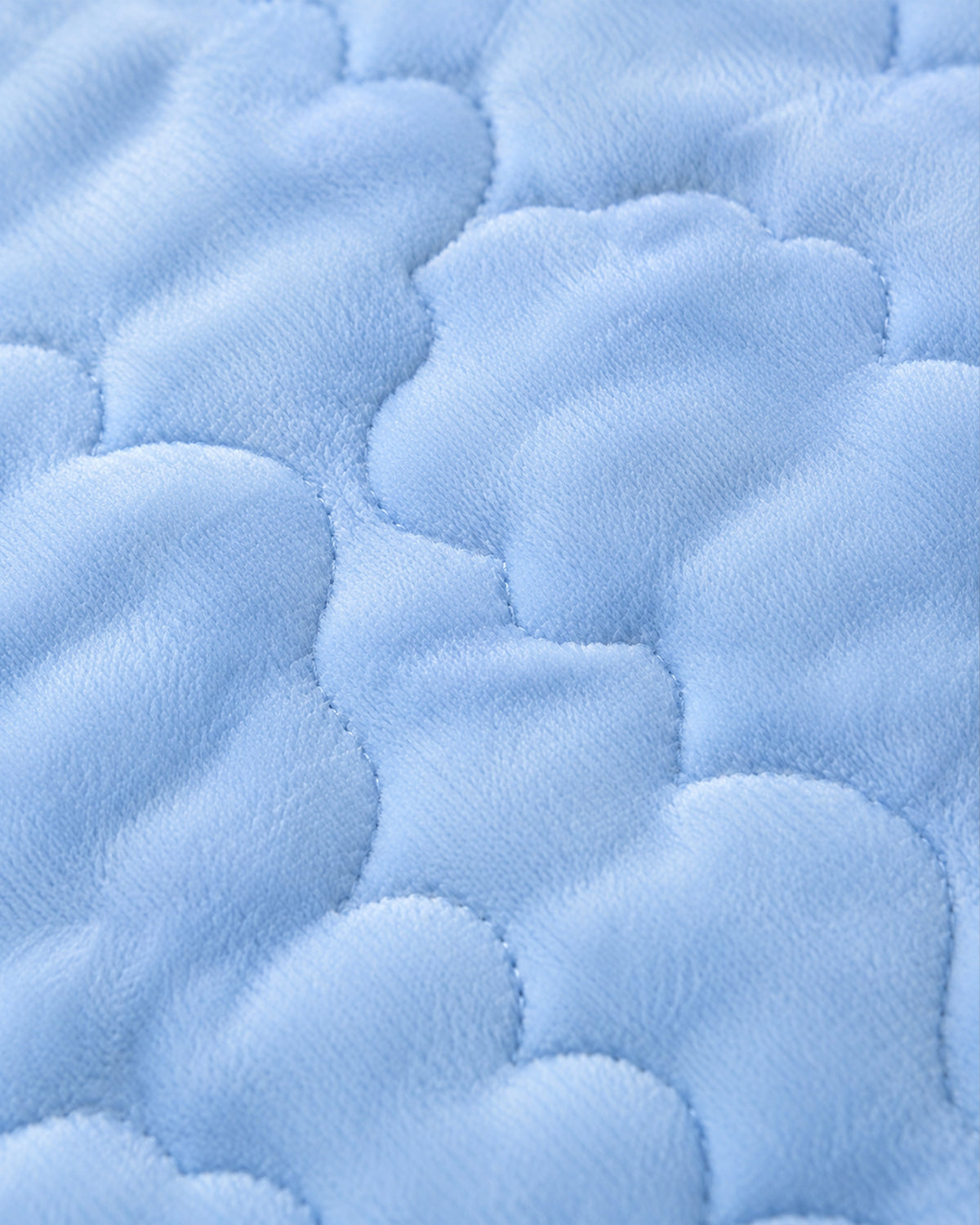 Deluxe Mink 3 Pieces Bed Set- Blue