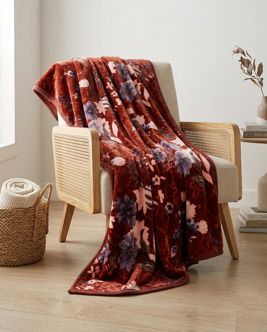 Wonder Flannel AC Blanket- Petaline