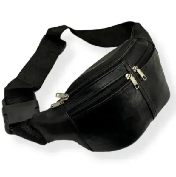 Hajj and Umrah performing belt Leather Travel Waist Bag for Mobile Money