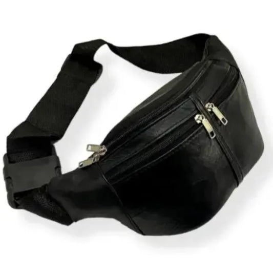 Hajj and Umrah performing belt Leather Travel Waist Bag for Mobile Money