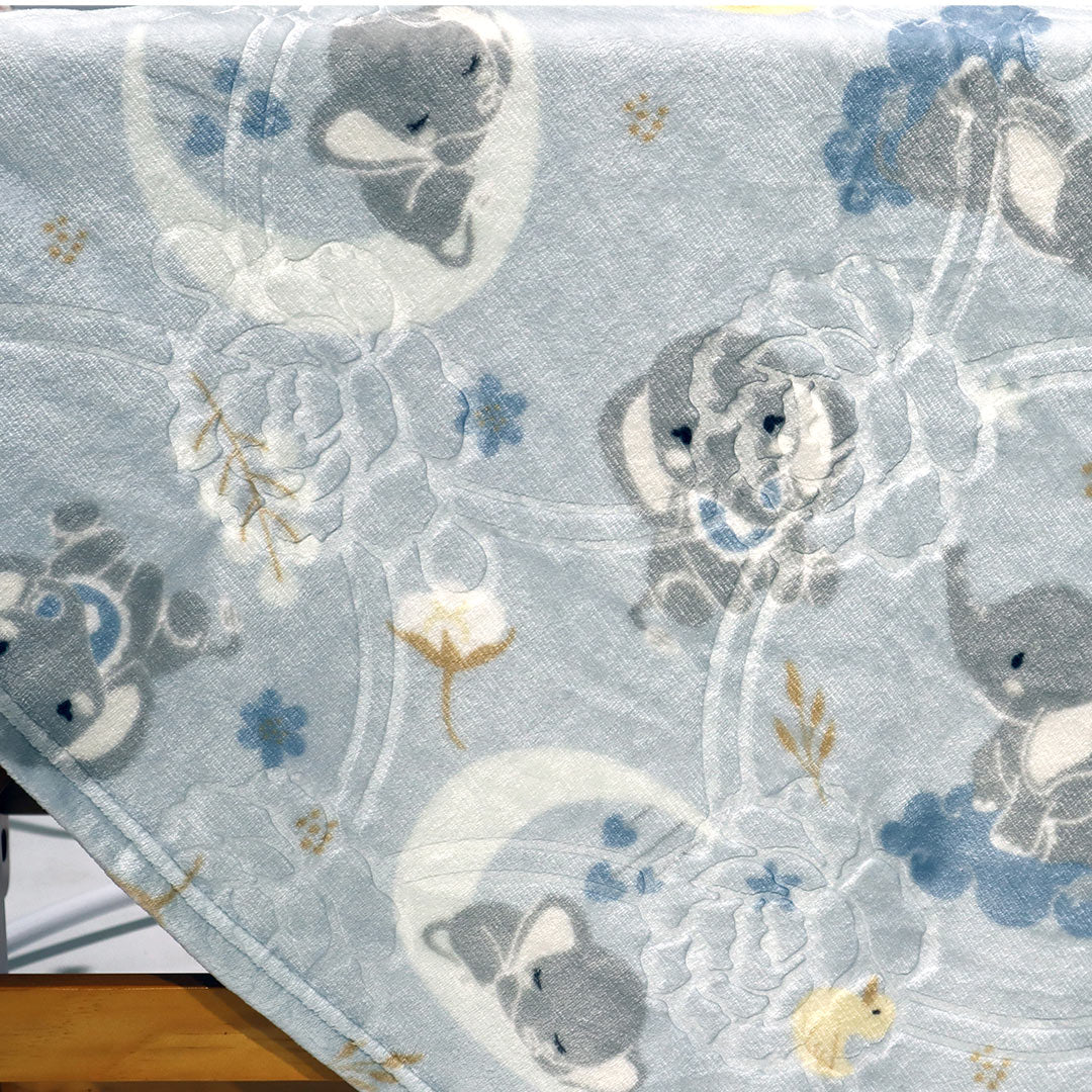 Mini Me Baby AC Flannel Blankets- Breeze