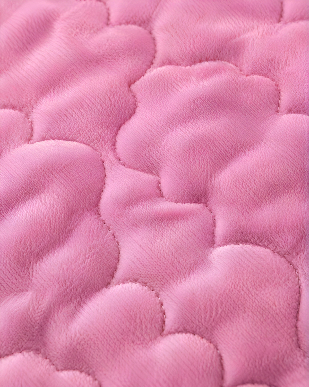 Deluxe Mink 3 Pieces Bed Set- Pink