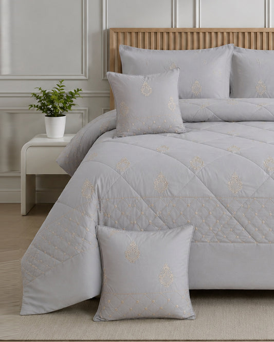 Heritage Bed Set 6 Pieces-Cloud