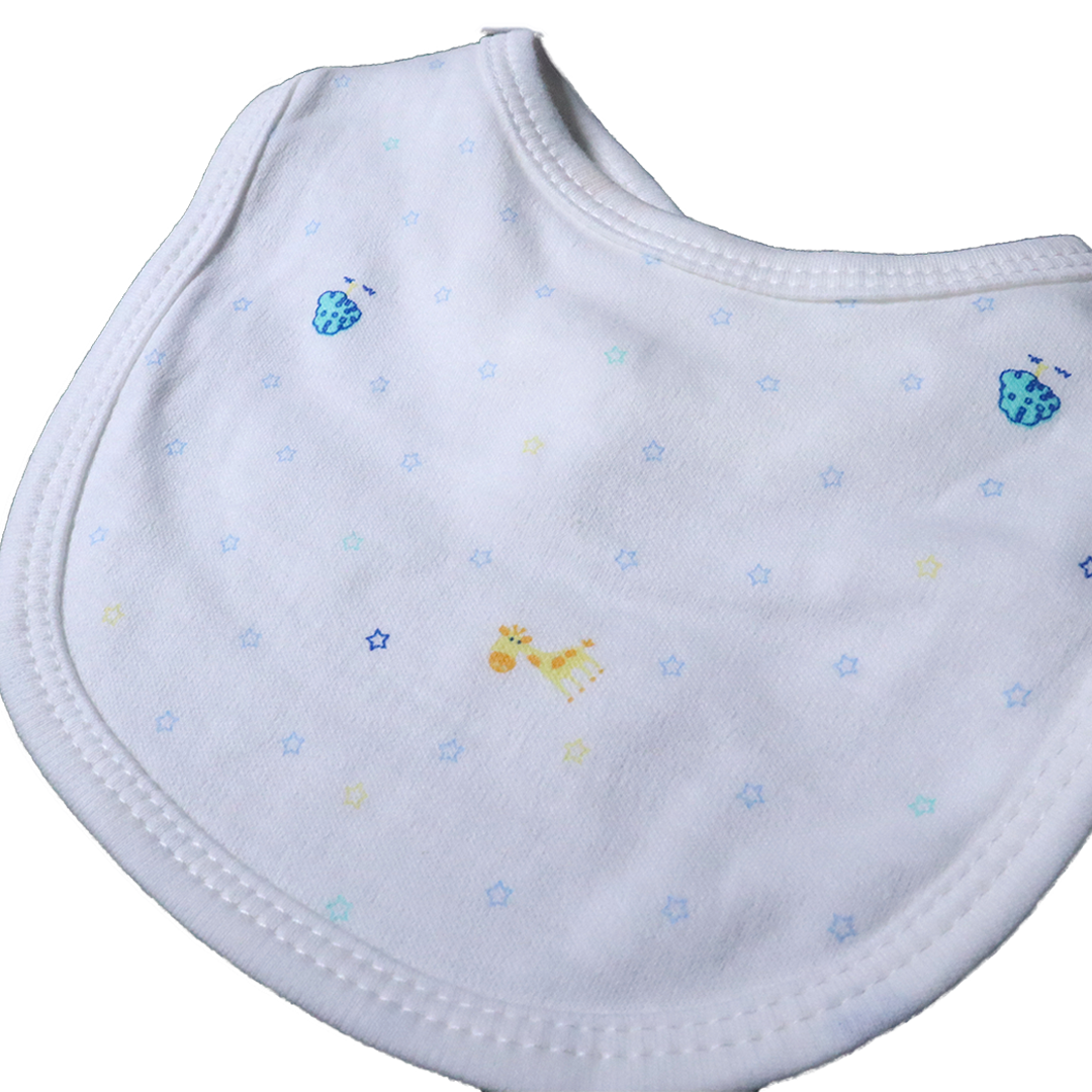 Pack of 3 Baby Bibs Set-Luna Grey