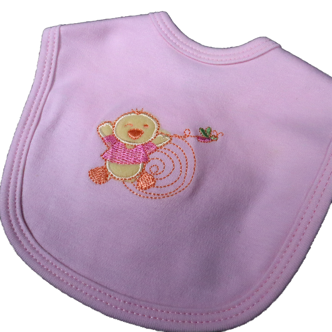 Pack of 3 Baby Bibs Set-PlumBlush