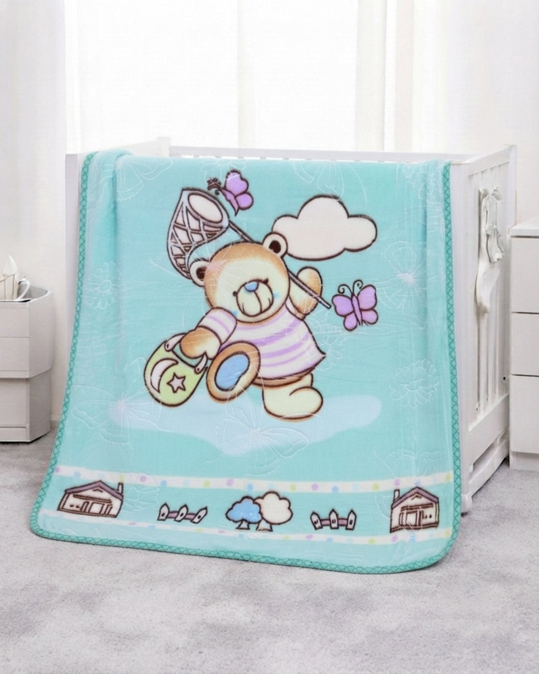 Stardust Kids Blanket-Aqua