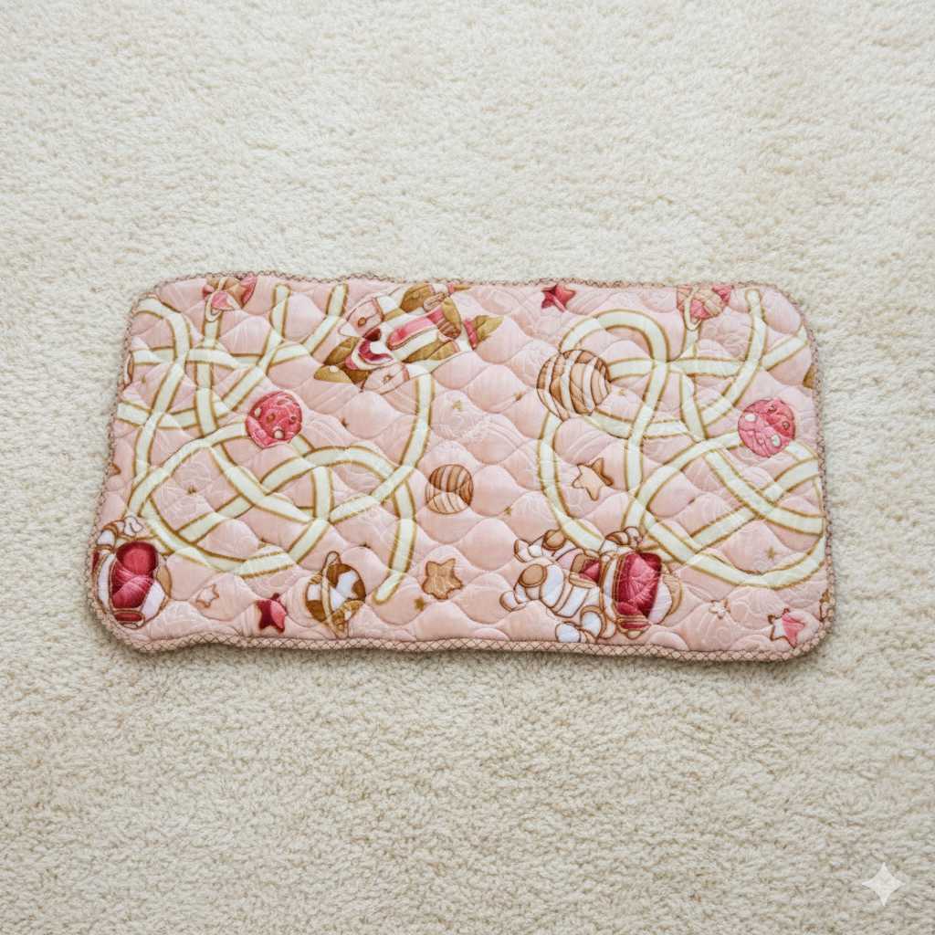 Kids Rug Play Mat-Beige (126×71 cm)