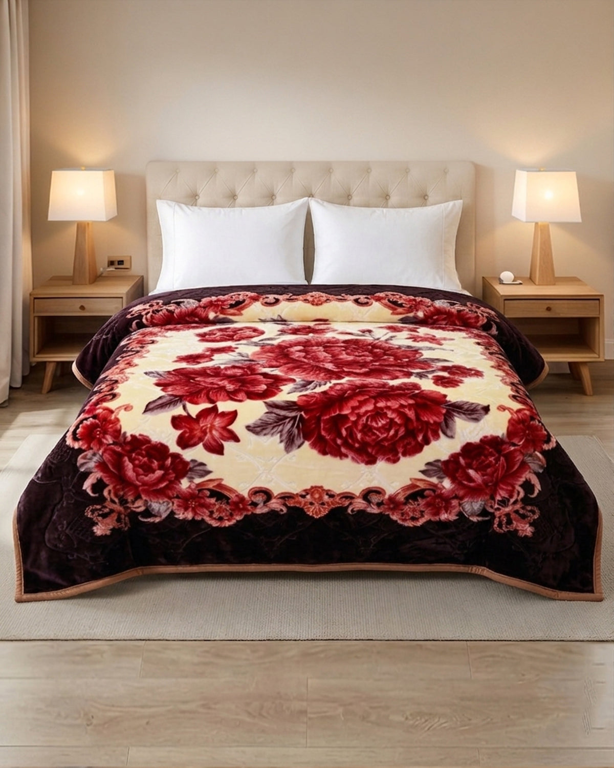 Empire 6KG 2-Ply King Bed Blanket-Cedar