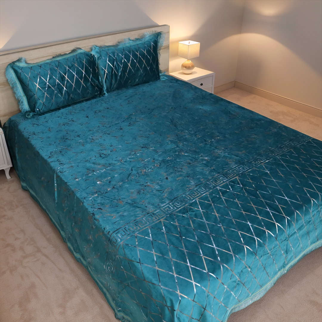 Regal Decor 3-Piece Bed Set-Lagoon