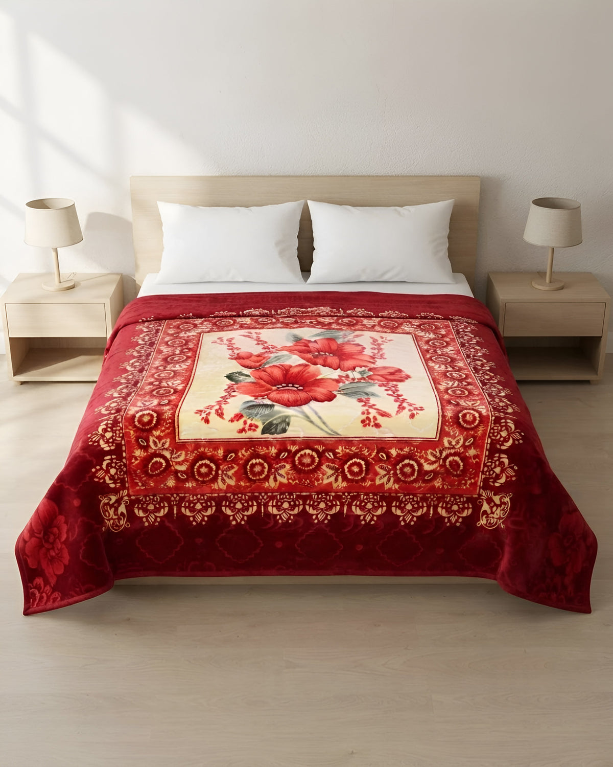 Wonder Flannel AC Blanket - Carnation