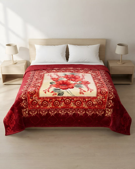 Wonder Flannel AC Blanket - Carnation