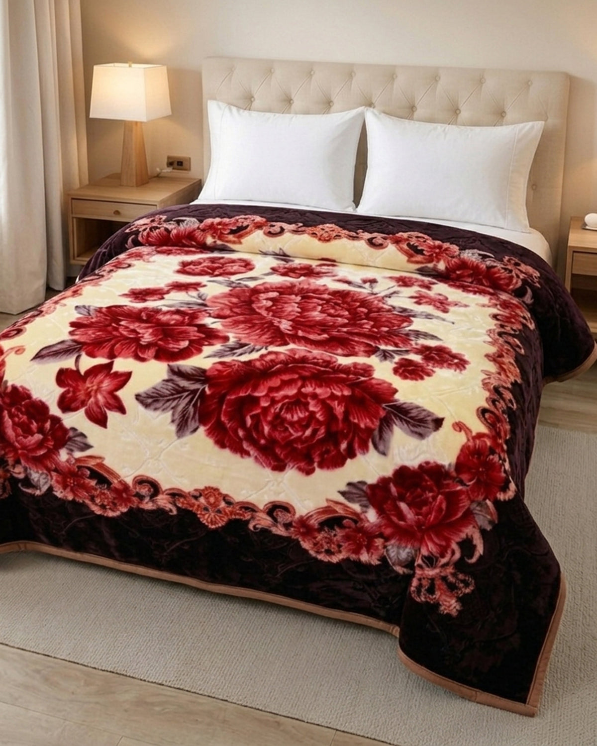 Empire 6KG 2-Ply King Bed Blanket-Cedar