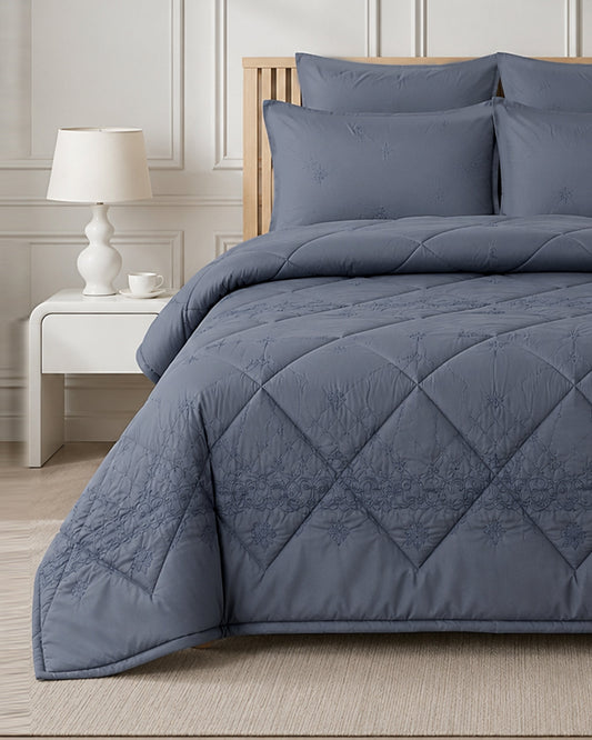 Heritage Bed Set 6 Pieces-Gray