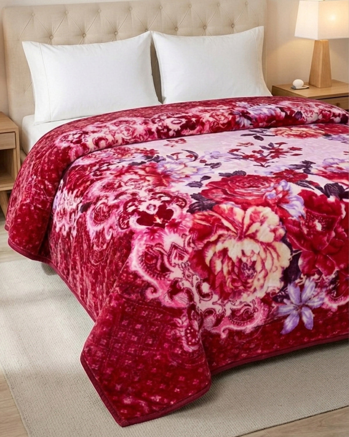 Empire 6KG 2-Ply King Bed Blanket-Peony