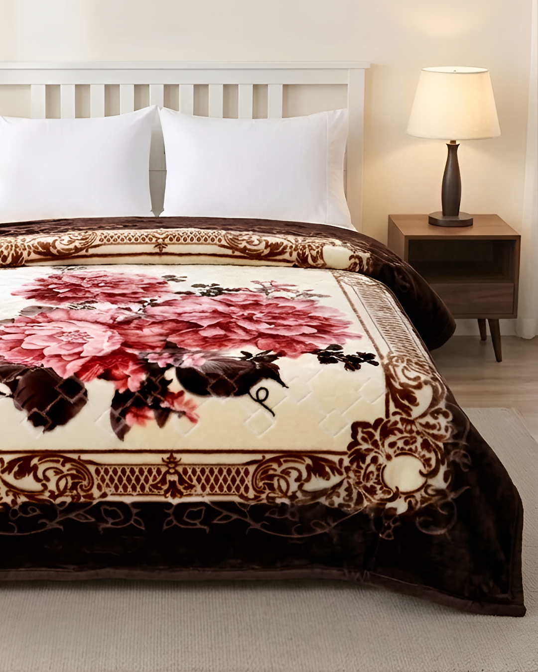 Moonlight Cloudy 4KG 2-Ply Double Bed Blanket- Hazel Rose