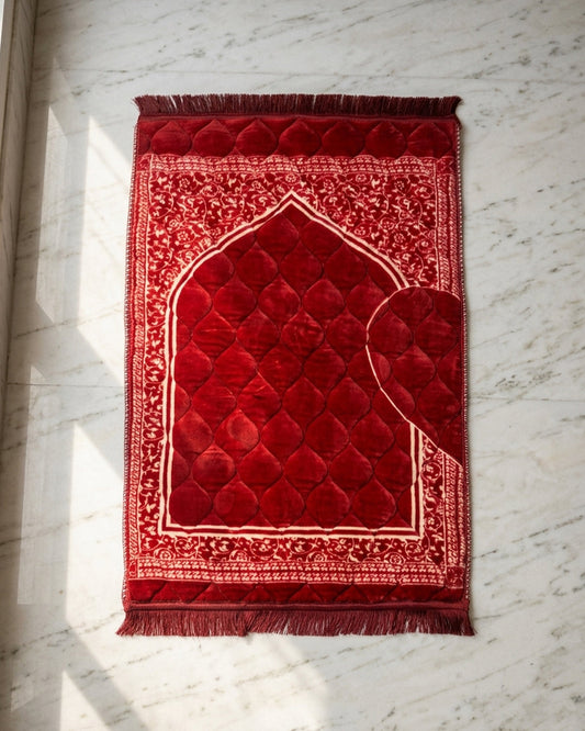 Mughal Prayer Mat Gold Series-Qalban A