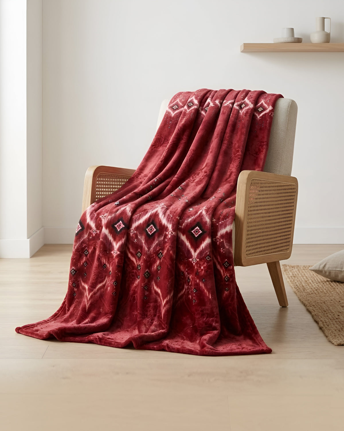 Supremo Flannel AC Blanket - Redwood