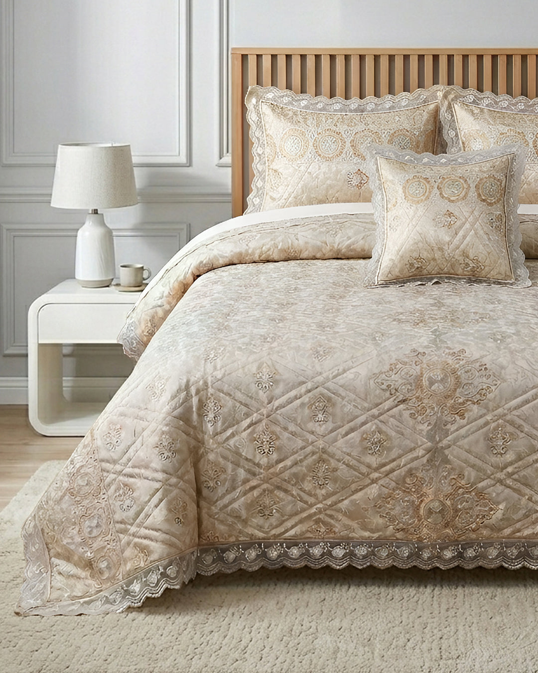 Kastoor Bed Set 4 Pieces-Yasmin