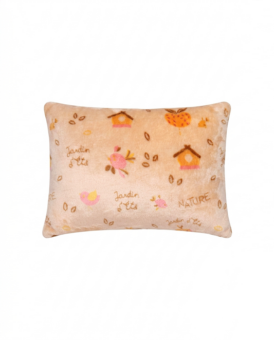 Printed Mink Cushion-Biscuit
