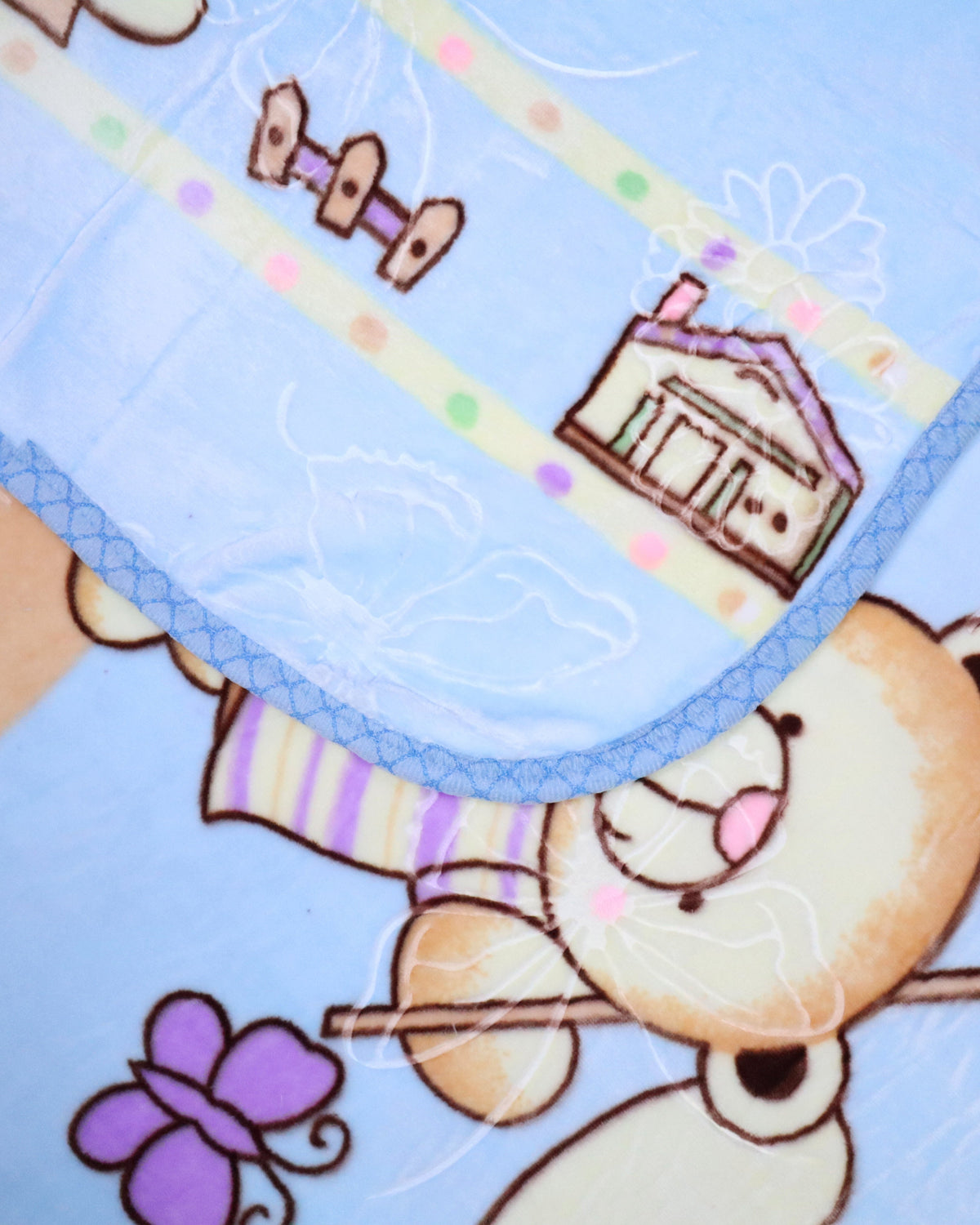 Tiny Tots Kids Blanket - Blue Breeze