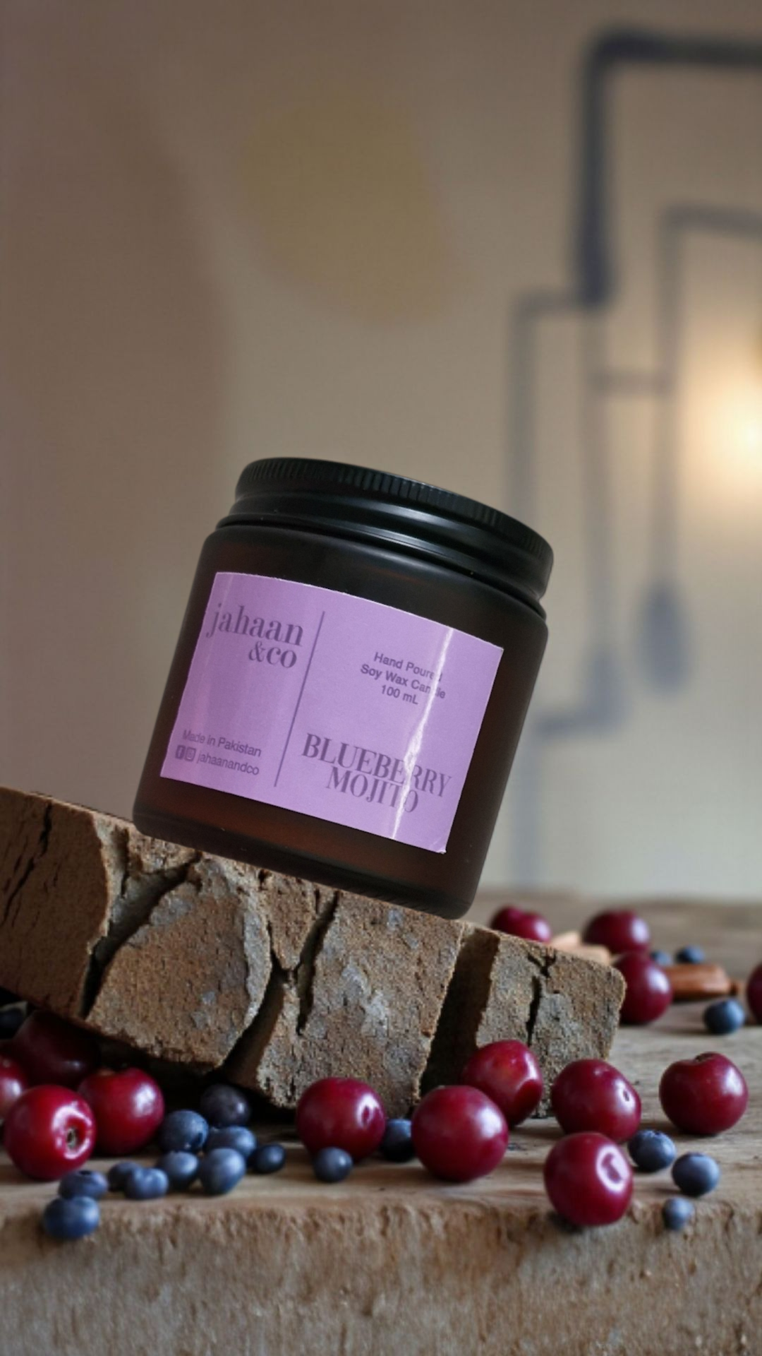 Blueberry Mojito Premium Candle