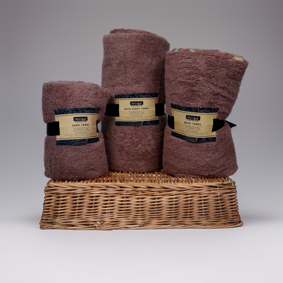 Cotton Bath Towel-Umber