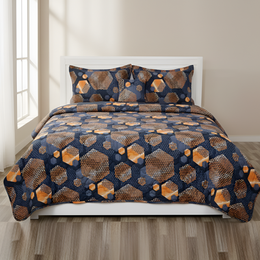 Comfora 5 Pcs Bed in a Bag-Carbon