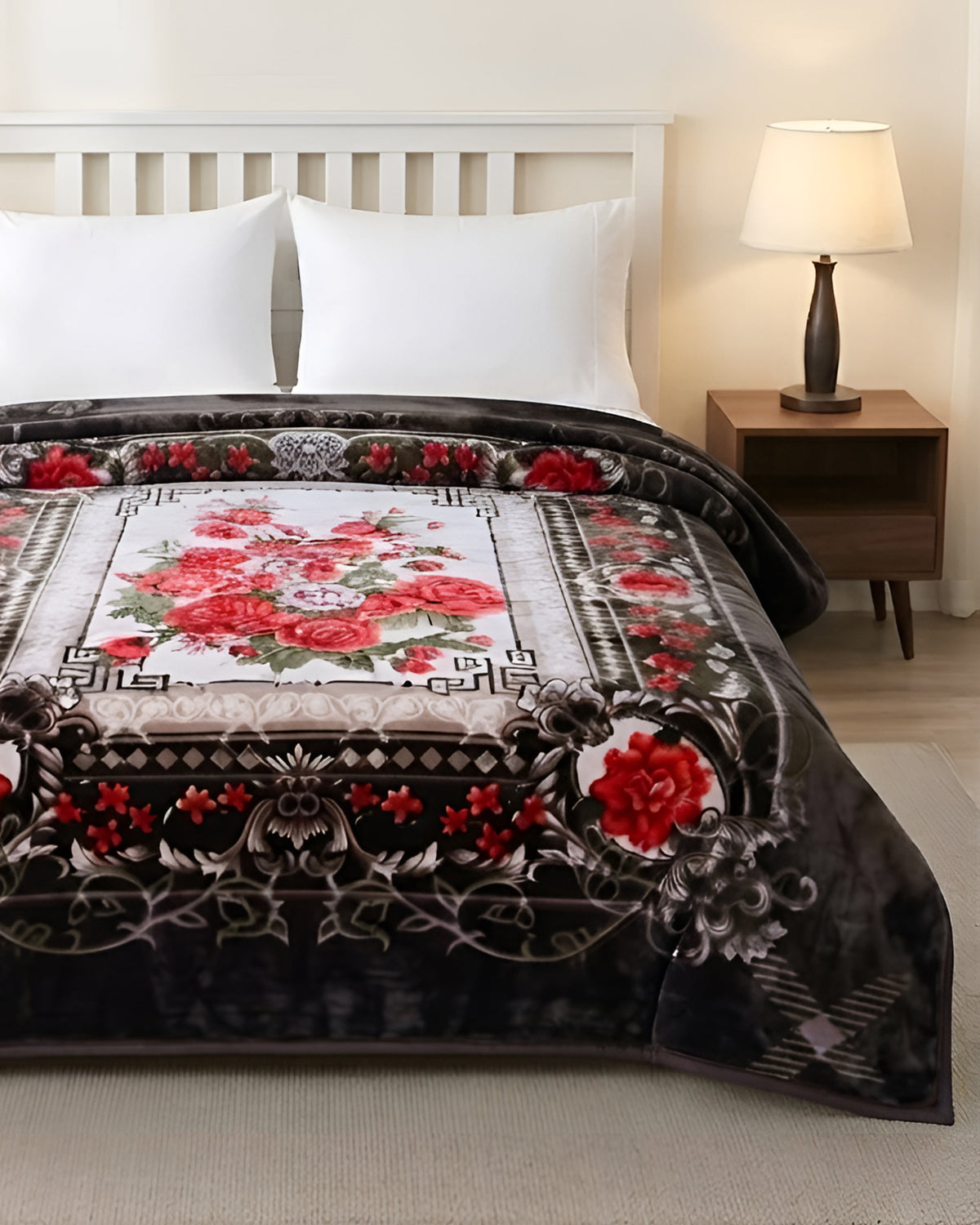 Heaven 4KG 2-Ply Double Bed Blanket-Terra