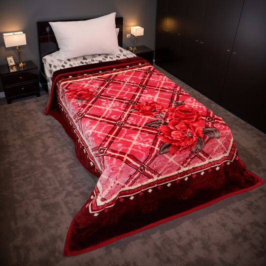 Emperor Single Bed 3+ KG Blanket - Blushberry