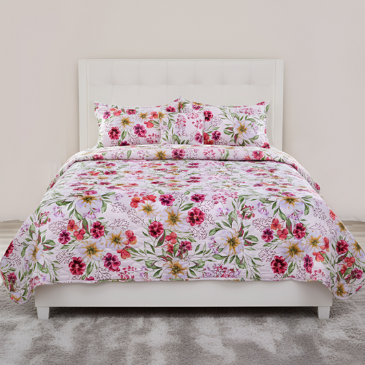 Printed King Bed Comfora - Floral
