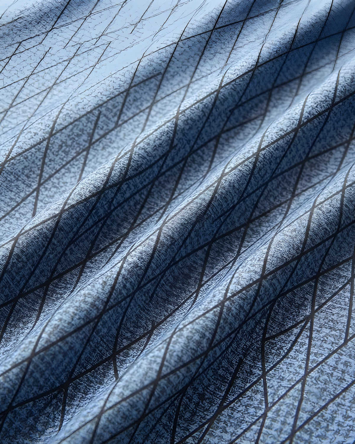 Graphite 100% Cotton Printed Bedsheet (Double Bed) | Alba Collection