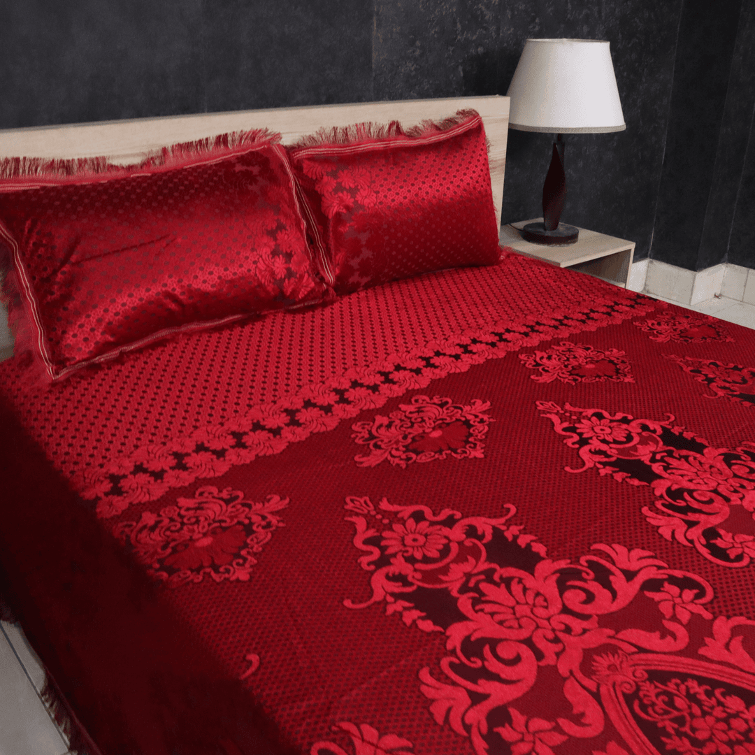 Regal Decor 3-Piece Bed Set-Rose