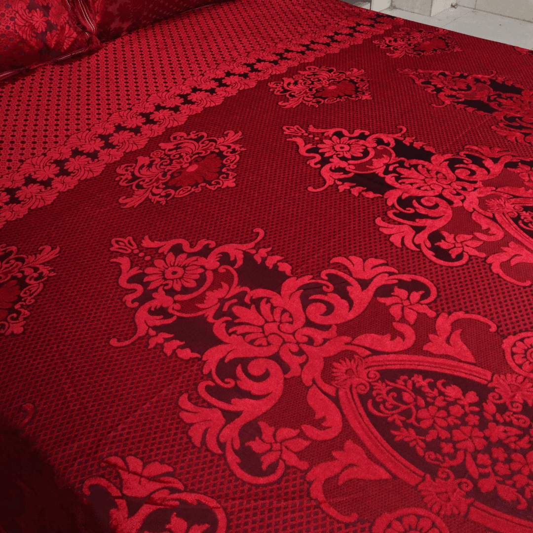 Regal Decor 3-Piece Bed Set-Rose