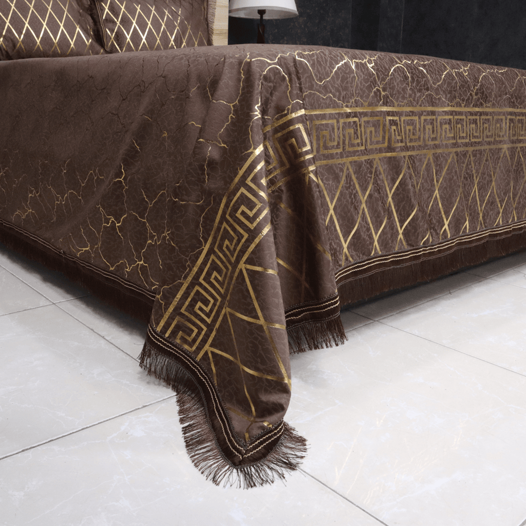 Regal Decor 3-Piece Bed Set-Chocolate